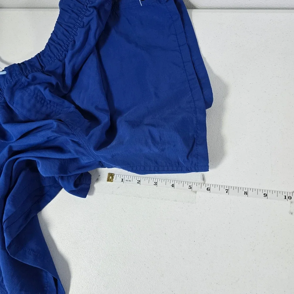 Duluth Trading Co Mens Blue Swim Trunks Board Shorts Nylon‎ Mesh Lined L 40445